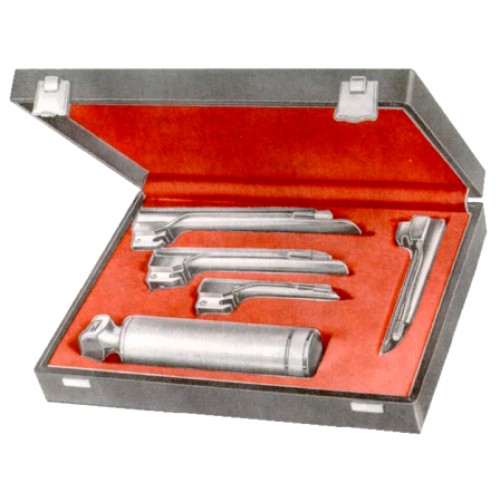 Guedel-Negus Laryngoscopes Set of 3 Blades