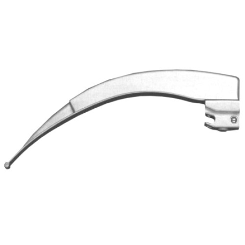 Fiber Optic Laryngoscope Blades Fig # 4, working length 130mm, Men's