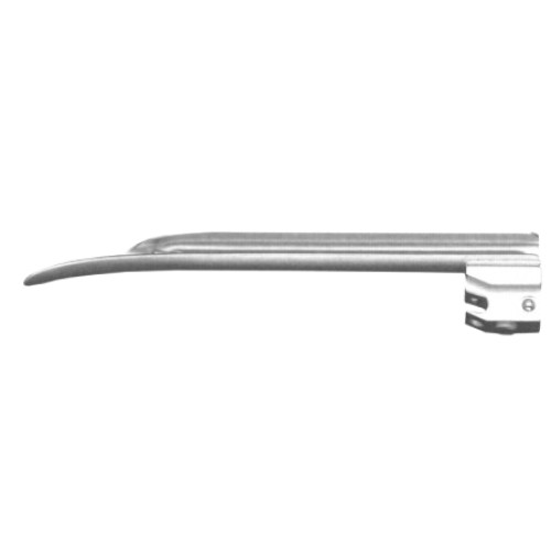 Fiber Optic Laryngoscope Blades Fig # 2, working length 90mm, Adolescent's