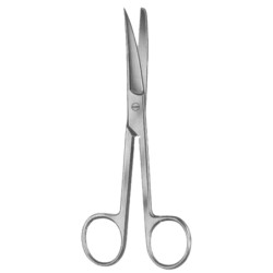 Operating Scissors Curved Fig # 2 14.5cm/5 3/4