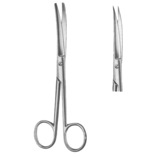 Grazil Operating Scissors Curved 13cm/5