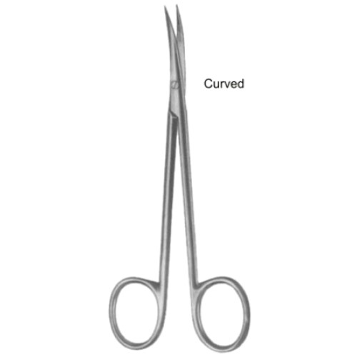 Fine Scissors Curved 11.5cm/4 1/2