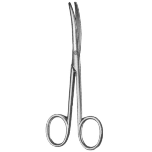 Landolt Enucleation Scissors Curved 12.5cm/5