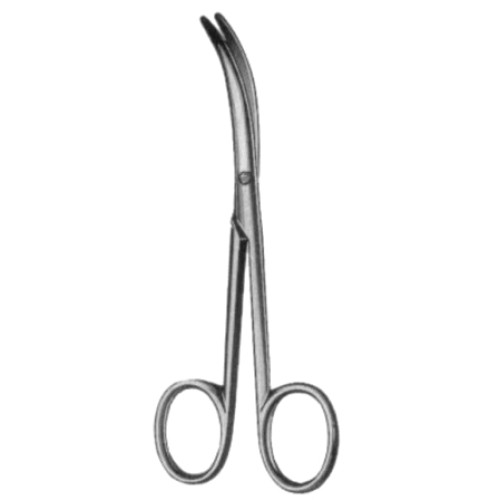 Landolt Enucleation Scissors Curved 12.5cm/5