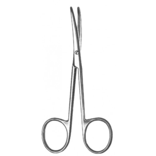 Baby-Lexer Knapp Fine Scissors Curved 10cm/4