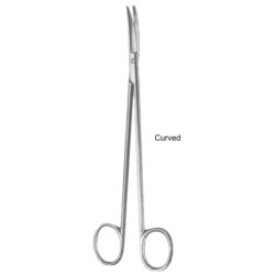 Tonnis Tonsil Scissors Curved 17.5cm/7