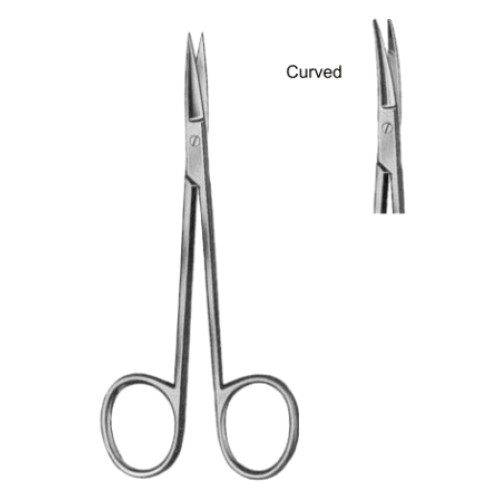 Eye and Fine Scissors Straight 11.5cm/4 1/2