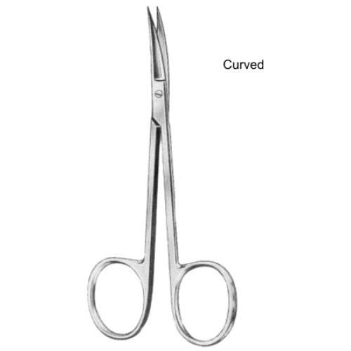 Eye Scissors Standard Curved 9cm/3 1/2