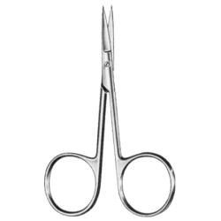 Fine Eye Scissors Curved 10cm/4