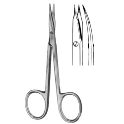 Tonotomy Scissors Pointed Curved 10.5cm/4 1/4