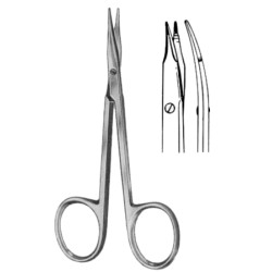 Tonotomy Scissors Blunt Curved 10.5cm/4 1/4
