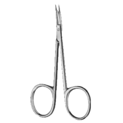 Bonn Eye Scissors Curved 8cm/3 1/4