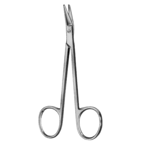 Graefe Eye Scissors Angled 10.5cm/4 1/4