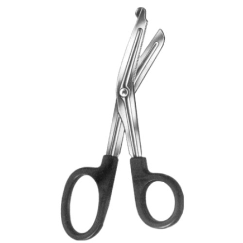 Universal Bandage Scissors (Black) 16cm/6 1/4