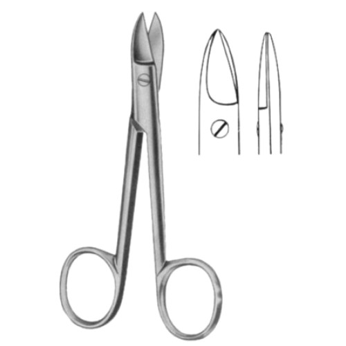 Beebee Crown Scissors Straight 12cm/4 3/4