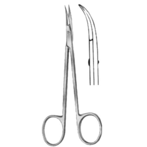 Fine Gum Scissors 11.5cm/4 1/2