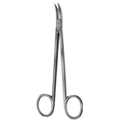 Quinby Gum Scissors Curved 12cm/4 3/4