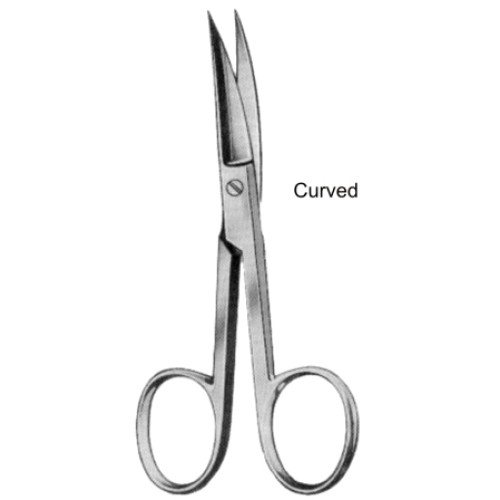 Nail Scissors Curved   9cm/3 1/2