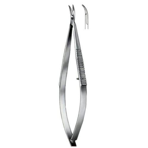 Castroviejo Iridectomy Scissors Curved 10cm/4