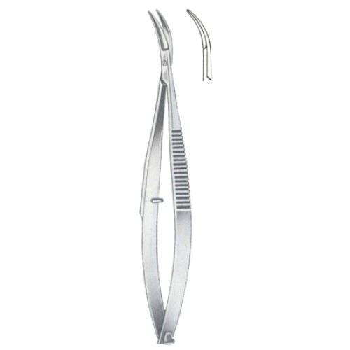 Castroviejo Iridectomy Scissors Curved 10cm/4