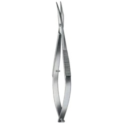 Westcott Iridectomy Scissors Curved Semi Bl/Bl 11.5cm/4 1/2