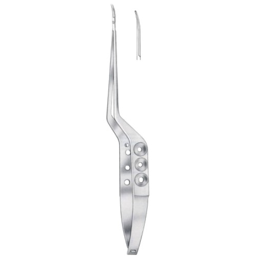 Yasargil Dissecting Scissors Curved 22.5cm/9