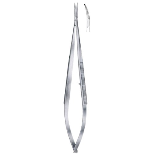 Jacobson Micro Scissors Curved 18cm/7