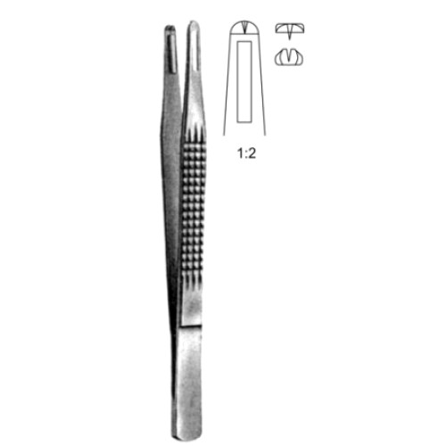 Charnley Suture Fcps w/1x2T, 18cm