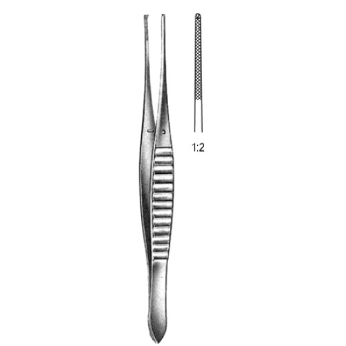 Gillies Tissue Fcps 1x2T 15cm