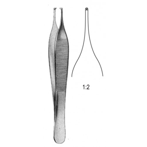 Adson Tissue Fcps 1x2T 12cm