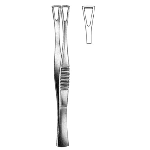 Duval Tissue Fcps 7mm, 14.5cm