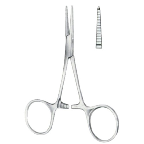 Hartmann Hemostatic Forceps BJ Curved 10cm/4