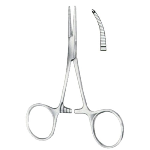 Hartmann Hemostatic Forceps BJ Curved 1:2 10cm/4