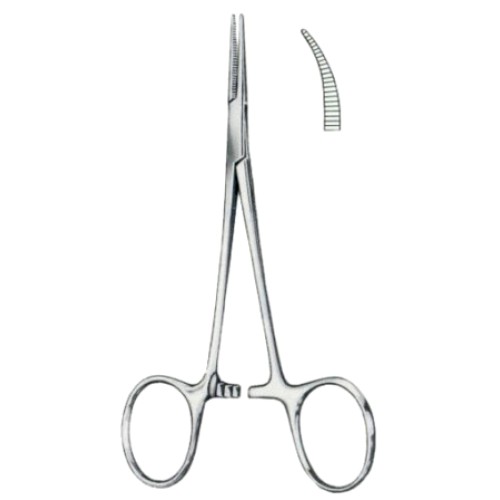 Micro-Mosquito Hemostatic Forceps BJ Curved 10cm/4