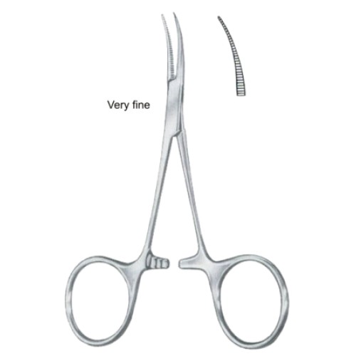 Jacobson-Halstead Hemostatic Forceps BJ Curved 13cm/5