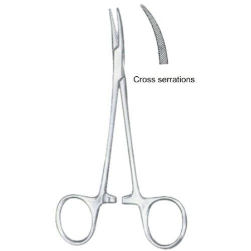 Hemostatic Forceps BJ Curved 12cm/4 3/4