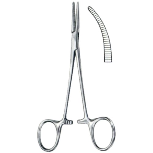 Baby-Crile Hemostatic Forceps BJ Curved 1:2 14cm/5 1/2