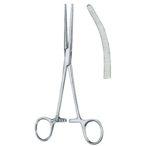 Rochester-Pean Hemostatic Forceps BJ Curved 13cm/5