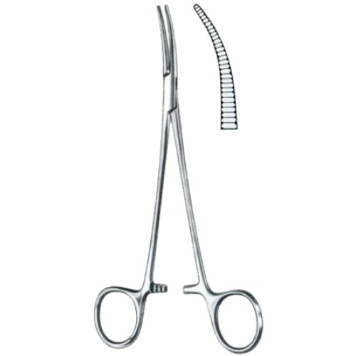 Fuchsig Hemostatic Forceps BJ Curved 19cm/7 1/2