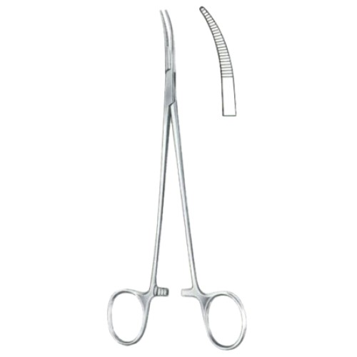 Nissen Hemostatic Forceps BJ Curved 18.5cm/7 1/4