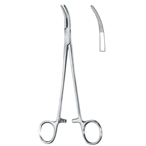 Schnidt Hemostatic Forceps BJ Sightly Curved 19cm/7 1/2