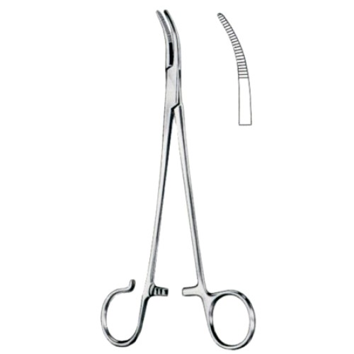 Schnidt Hemostatic Forceps BJ Sightly Curved 19cm/7 1/2