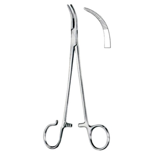 Schnidt Hemostatic Forceps BJ Full Curved 19cm/7 1/2