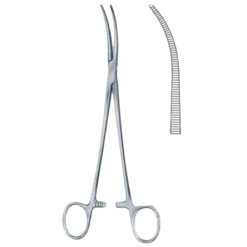 Kelly Hemostatic Forceps BJ Sightly Curved 19cm/7 1/2