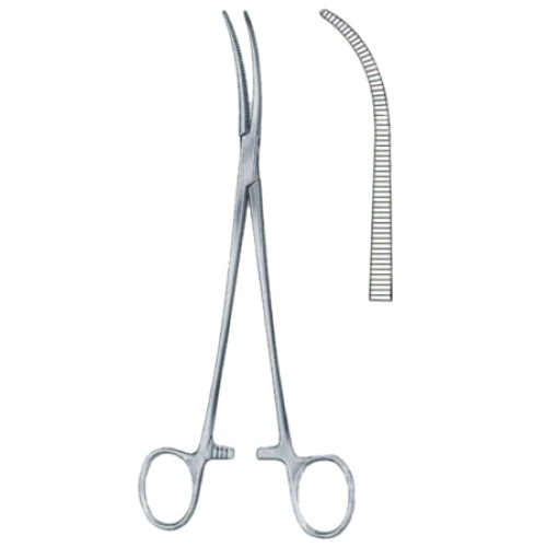 Kelly Hemostatic Forceps BJ Curved 19cm/7 1/2