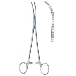 Kelly Hemostatic Forceps BJ Curved 22cm/8 3/4