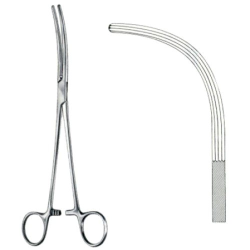 Crafoord-Sellors Hemostatic Forceps BJ Full Curved 22cm/8 3/4