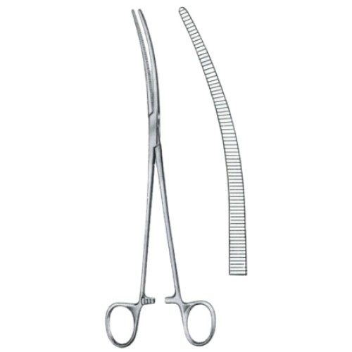 Crafoord Hemostatic Forceps BJ Curved 18cm/7