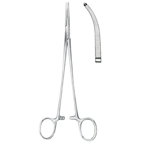 Heiss Ligature Forceps BJ Curved 1:2 20cm/8