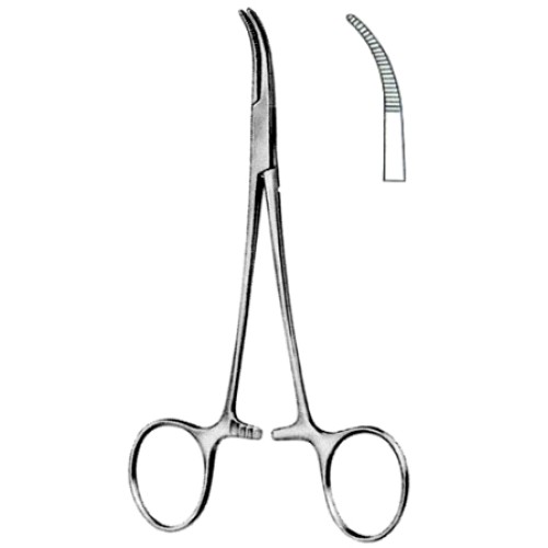 Baby-Mixter Dissecting Forceps BJ Sightly Curved 14cm/5 1/2